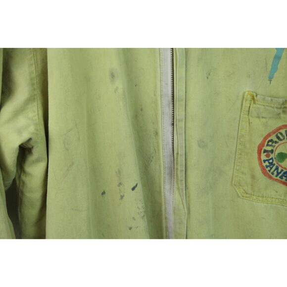 Vintage Jumpsuit Pit Crew Coveralls Panama Budweiser Cargo Ship? USA Made Worn - Picture 7 of 15